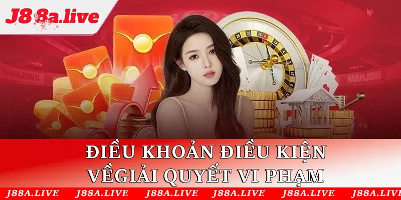 Các điều khoản điều kiện  liên quan đến việc giải quyết vi phạm